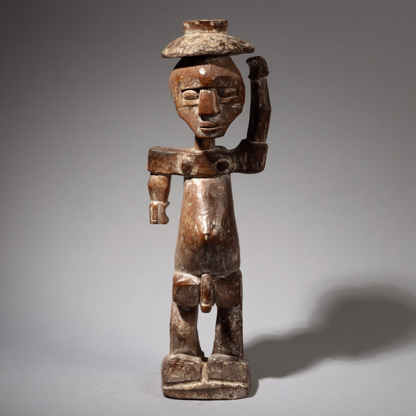 Sold A TALL + LUSCIOUS ALTAR FIGURE WITH SUPERB FORM, EWE TRIBE OF GHANA( No 1828)