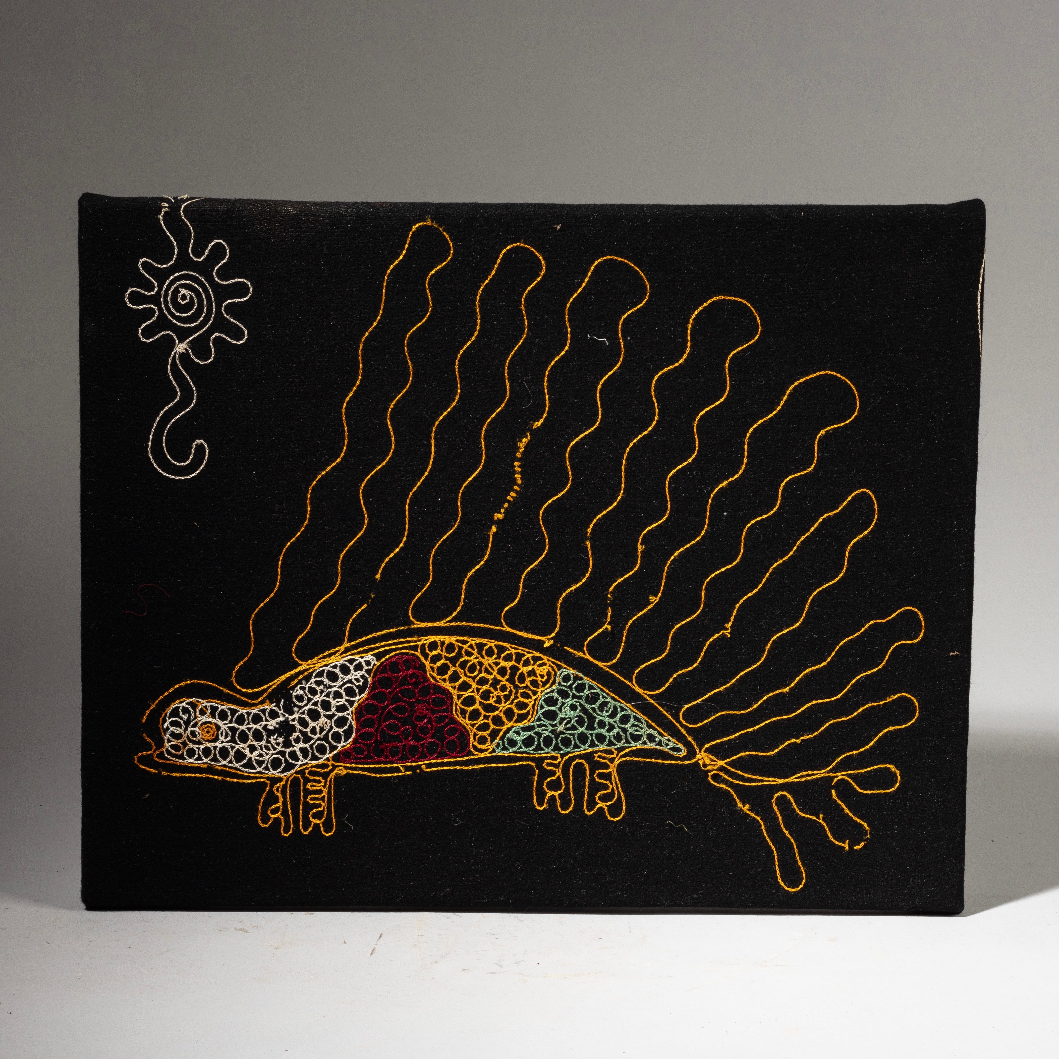 A PORCUPINE FROM A CHIEF S CLOTH ASHANTI TRIBE OF GHANA W AFRICA No a-porcupine-from-a-chief-s-cloth-ashanti-tribe-of-ghana-w-africa-no
