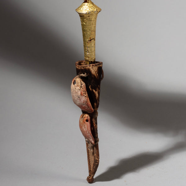 A CHIEFS DAGGER FROM THE BAULE TRIBE OF THE IVORY COAST. WEST AFRICA ( No 1524)