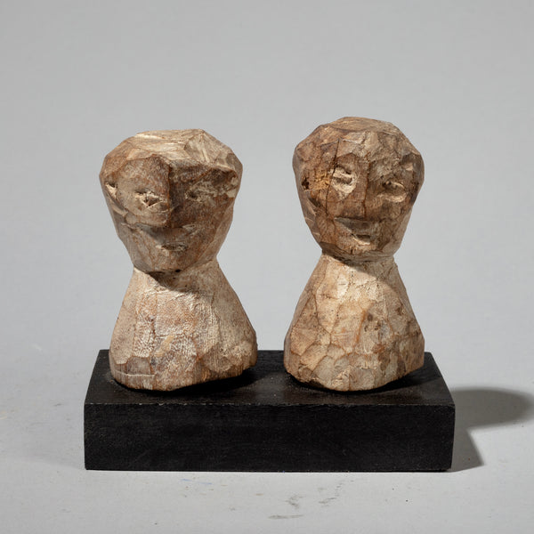 A PAIR OF FIGURATIVE HOUSE ALTAR OBJECTS, ADAN TRIBE FROM GHANA( No 1845)