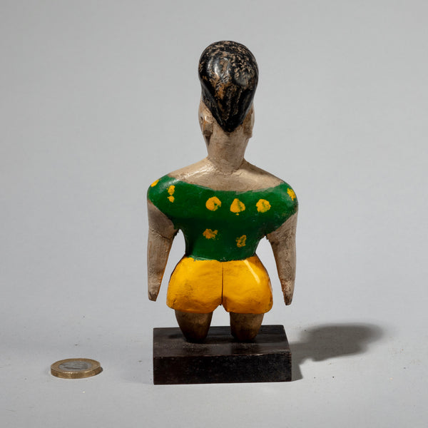 A CHARMING PAINTED VENAVI DOLL FROM EWE TRIBE OF GHANA( No 1776)