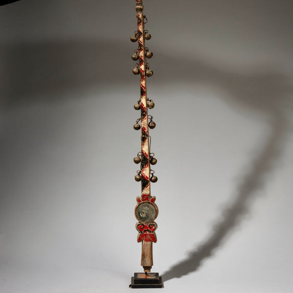 A BELL COVERED STAFF FROM BALI INDONESIA ( No 2149)