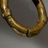 A QUALITY 19THC BRASS BANGLE, GUERRE TRIBE OF THE IVORY COAST W. AFRICA ( No 2105)