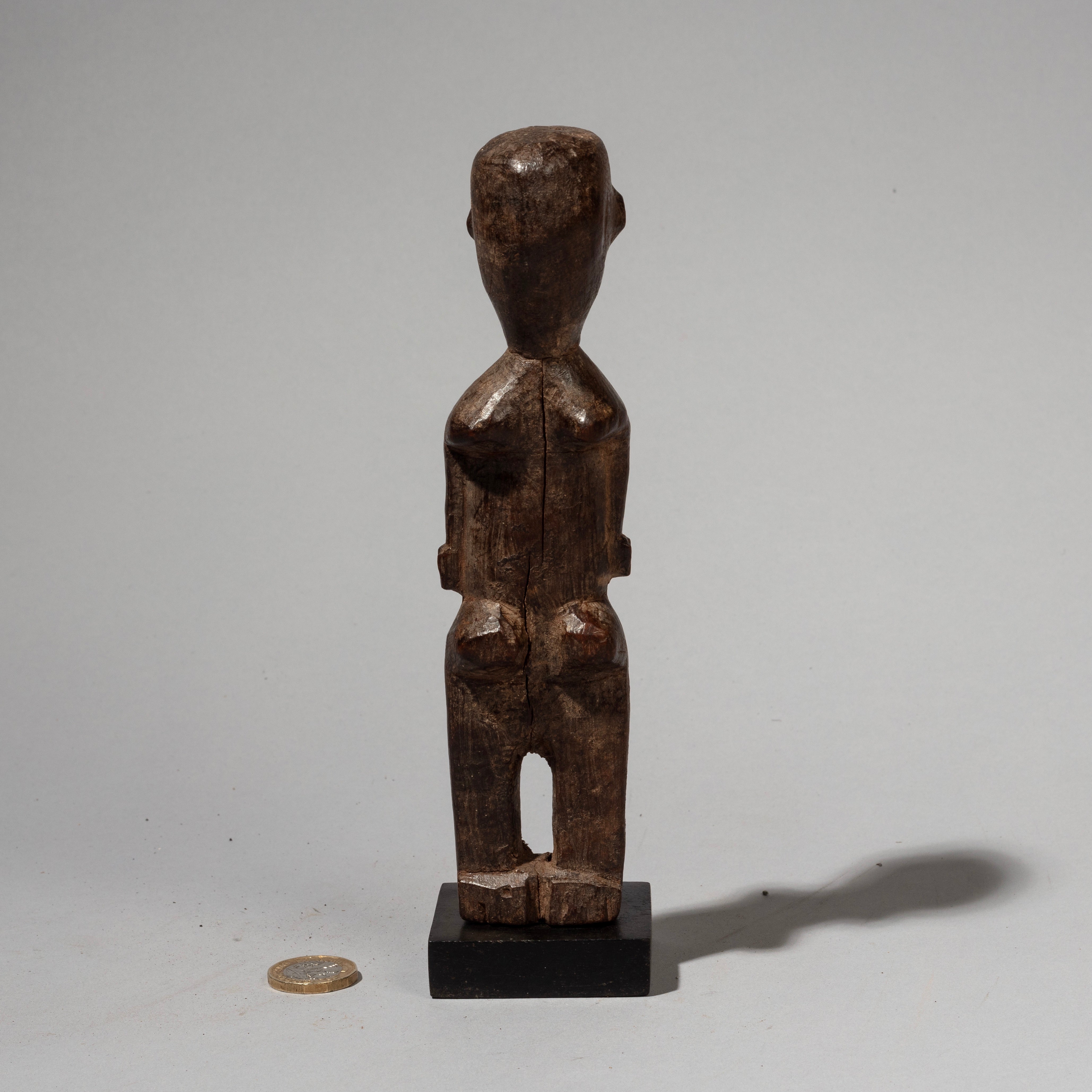 A BIG NOSED CHARM FIGURE FROM THE LOBI TRIBE OF BURKINA FASO W.AFRICA( No 2146)