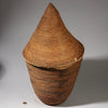 A STATUESQUE MEDIUM TO LARGE TUTSI BASKET AND LID ( No 2166)