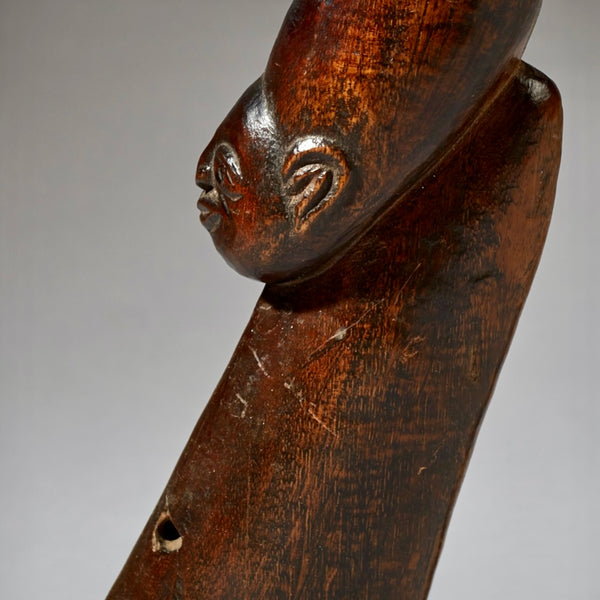 A UNIQUE POWER  OBJECT WITH HUMAN FACE, YORUBA TRIBE OF NIGERIA ( No 1446 )