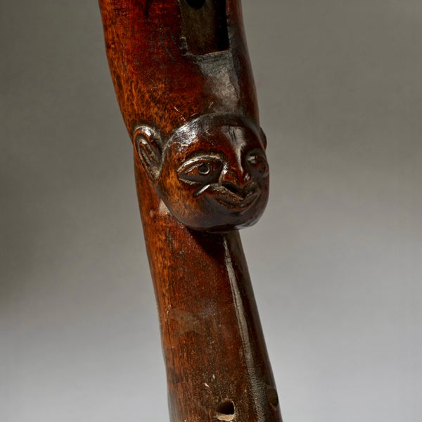 A UNIQUE POWER  OBJECT WITH HUMAN FACE, YORUBA TRIBE OF NIGERIA ( No 1446 )