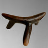 AN OLD RENDILLE 3 LEGGED HEADREST WITH CATTLE FEATURES , KENYA (No 1944 )