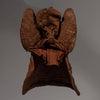 A THREE EARRED HEADDRESS FROM THE HIMBA TRIBE OF NAMIBIA SW AFRICA ( No 965)