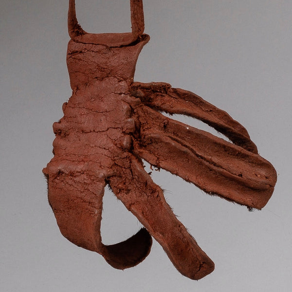 A FEMININE HEADDRESS HAT FROM THE HIMBA TRIBE OF NAMIBIA SW AFRICA (No 4736)