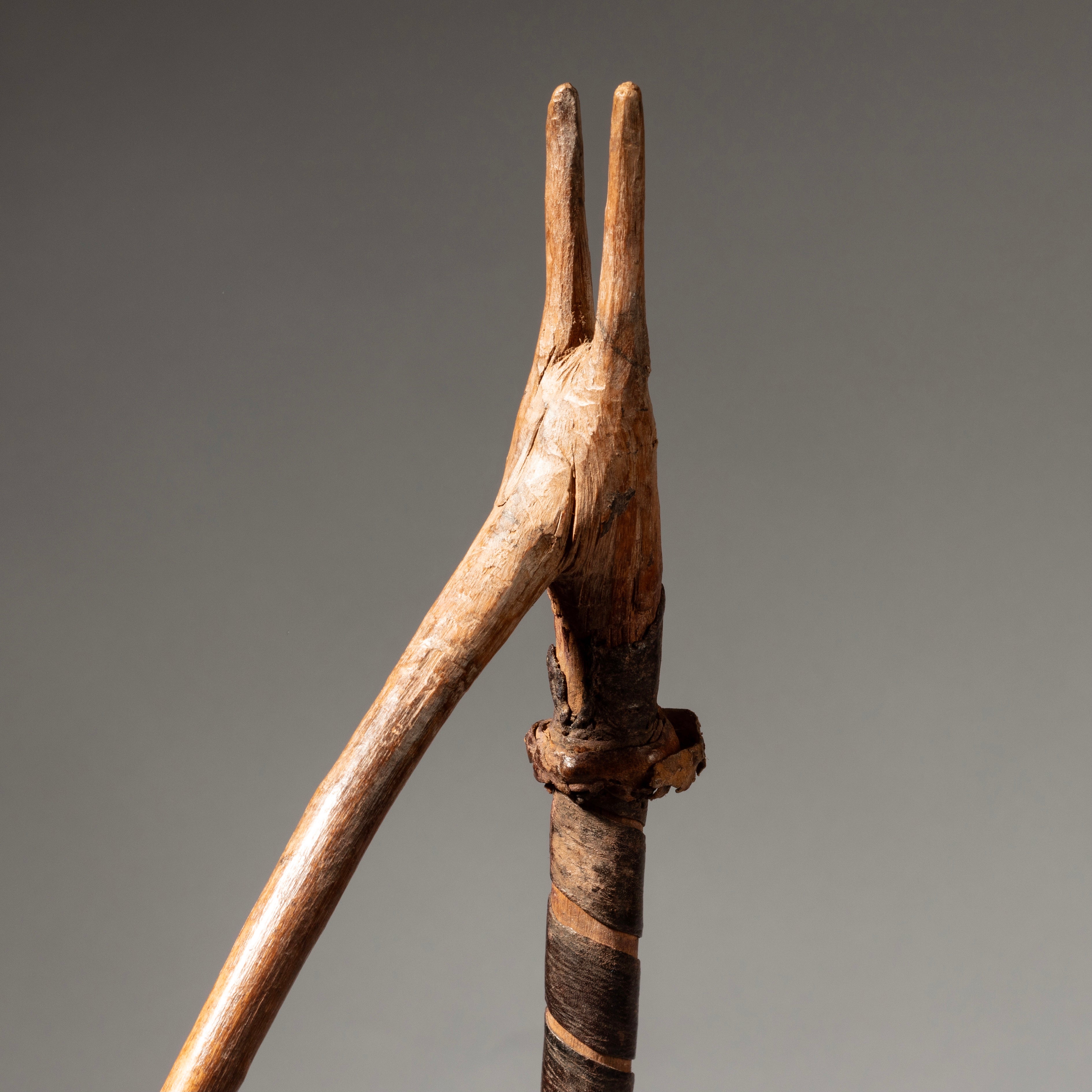 AN ARTISTIC SENUFO MUSICAL INSTRUMENT FROM IVORY COAST ( No 1098)