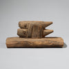 A CUTE PAIR OF LOBI CHAMELEON NATURE SPIRITS FROM BURKINA FASO (No 4025)