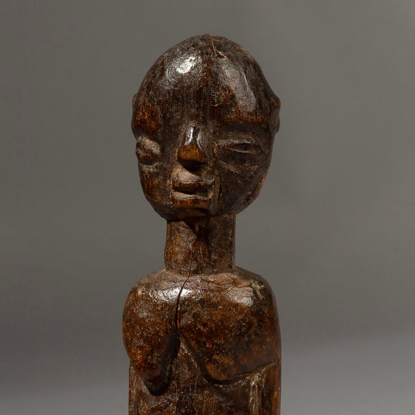 A SUBTLE CHARM FIGURE FROM THE LOBI TRIBE OF BURKINA FASO W.AFRICA ( No 553)