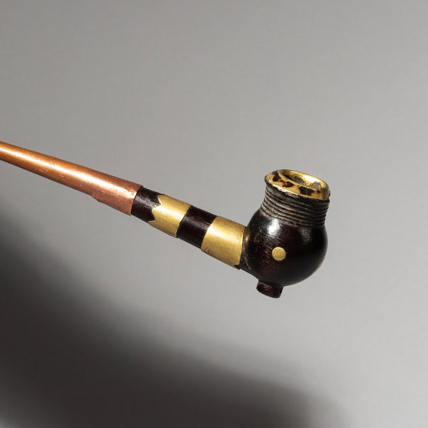 A FINE DINKA TRIBE TRADITIONAL PIPE FROM SUDAN ( No 1285)