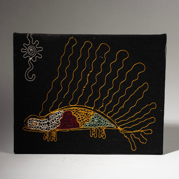 A PORCUPINE FROM A CHIEF’S CLOTH, ASHANTI TRIBE OF GHANA W.AFRICA( No 1738)
