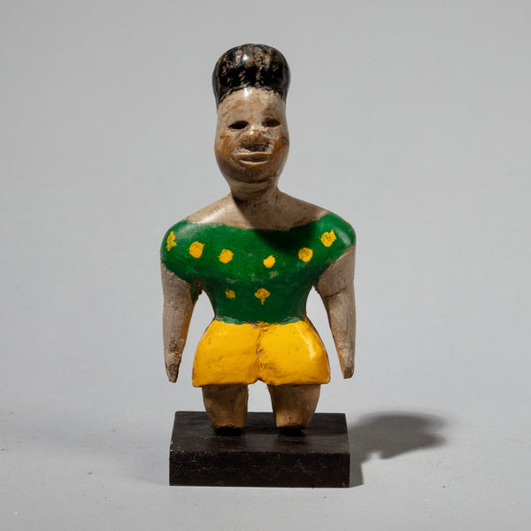 A CHARMING PAINTED VENAVI DOLL FROM EWE TRIBE OF GHANA( No 1776)