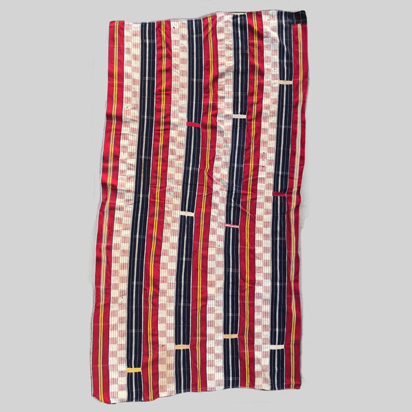 A GRAPHIC AND COLOURFUL CLOTH, EWE TRIBE GHANA ( No 1682 )