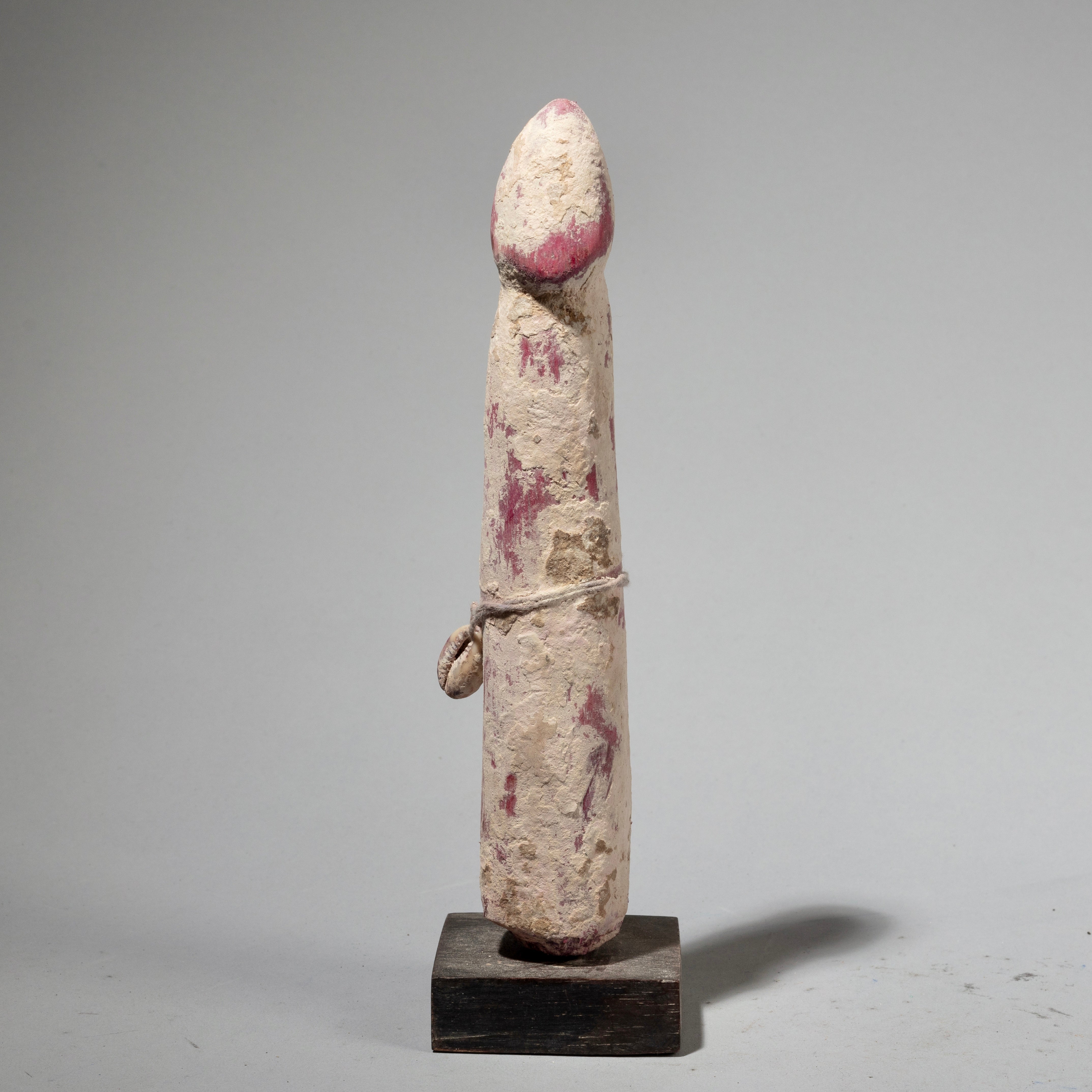 A SHAPELY PHALLIC FETISH OBJECT FROM EWE TRIBE GHANA W.AFRICA( No 1795)