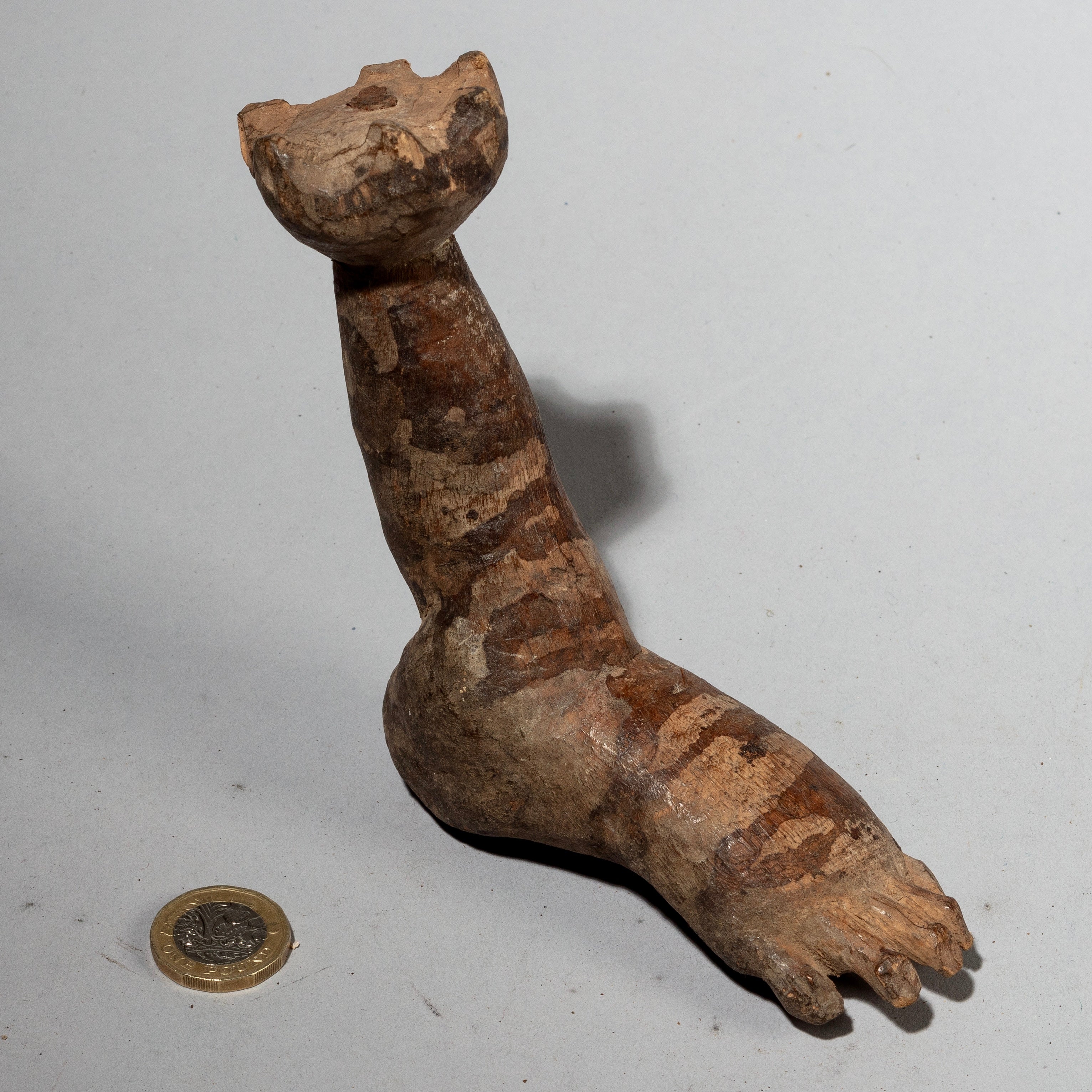 AN EXTREMELY RARE LOBI FOOT ALTAR OBJECT, FROM BURKINA FASO ( No 1792)