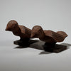 A PERCHING PAIR OF BIRD NATURE SPIRITS FROM ADAN TRIBE GHANA( No 1805)