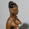 A GLOSSILY PATINATED EWE VENAVI WITH WORN FACE + TRIBAL HAIRSTYLE ( No 1724)