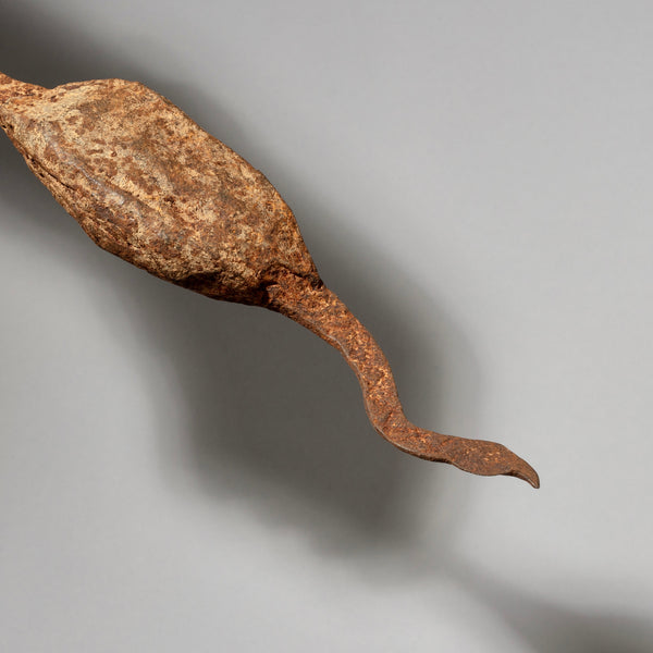 A BIRD SHAPED IRON CURRENCY FROM CHAMBA TRIBE, CAMEROON W AFRICA( No 1530)