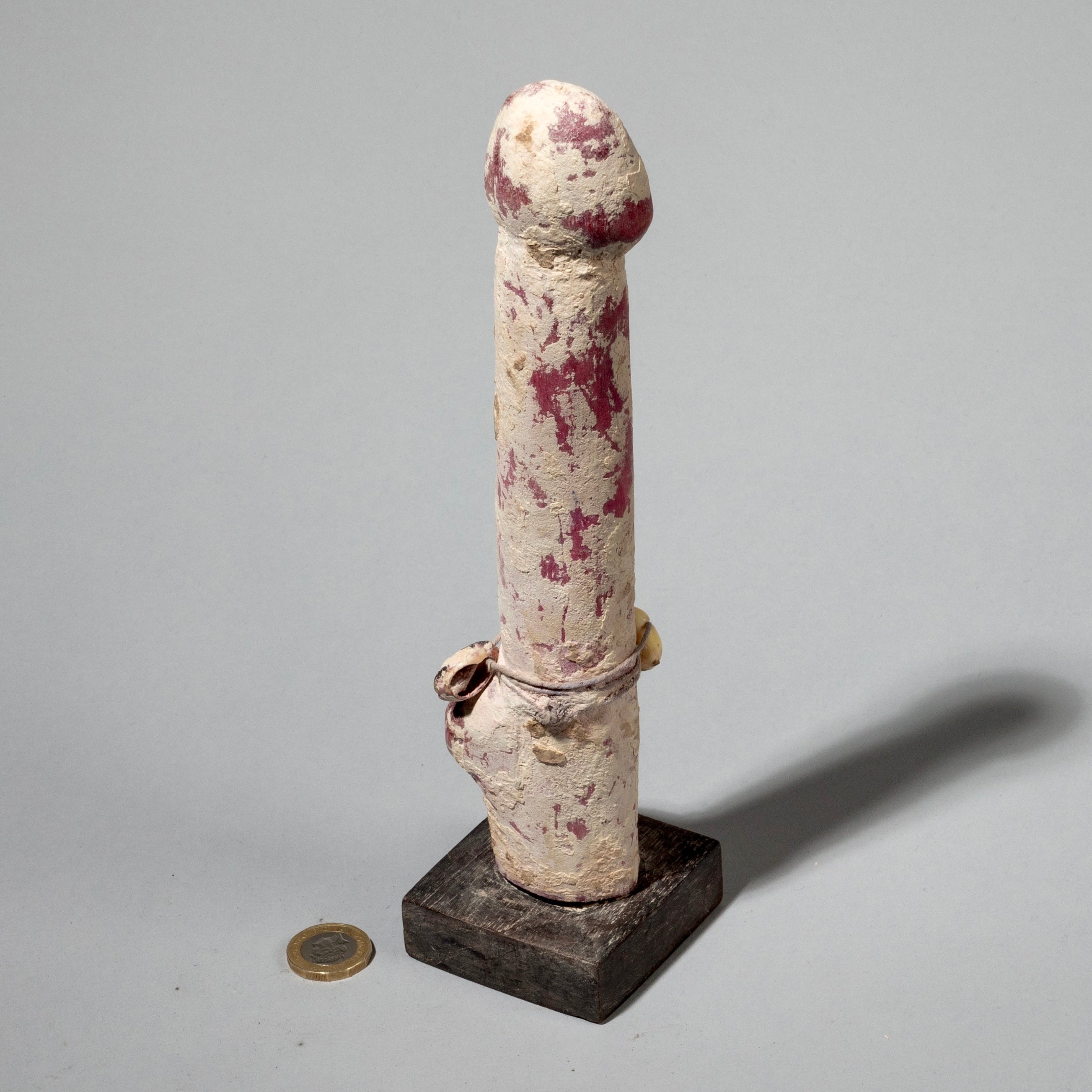 A PRETTY PHALLIC FETISH OBJECT FROM EWE TRIBE GHANA W.AFRICA( No 1793)