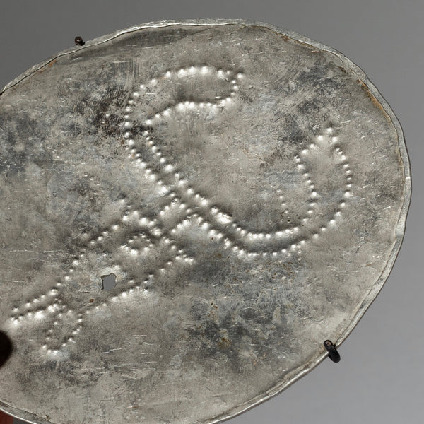 A LARGE SILVER PECTORAL DISC FROM TIMOR INDONESIA ( No 1470)