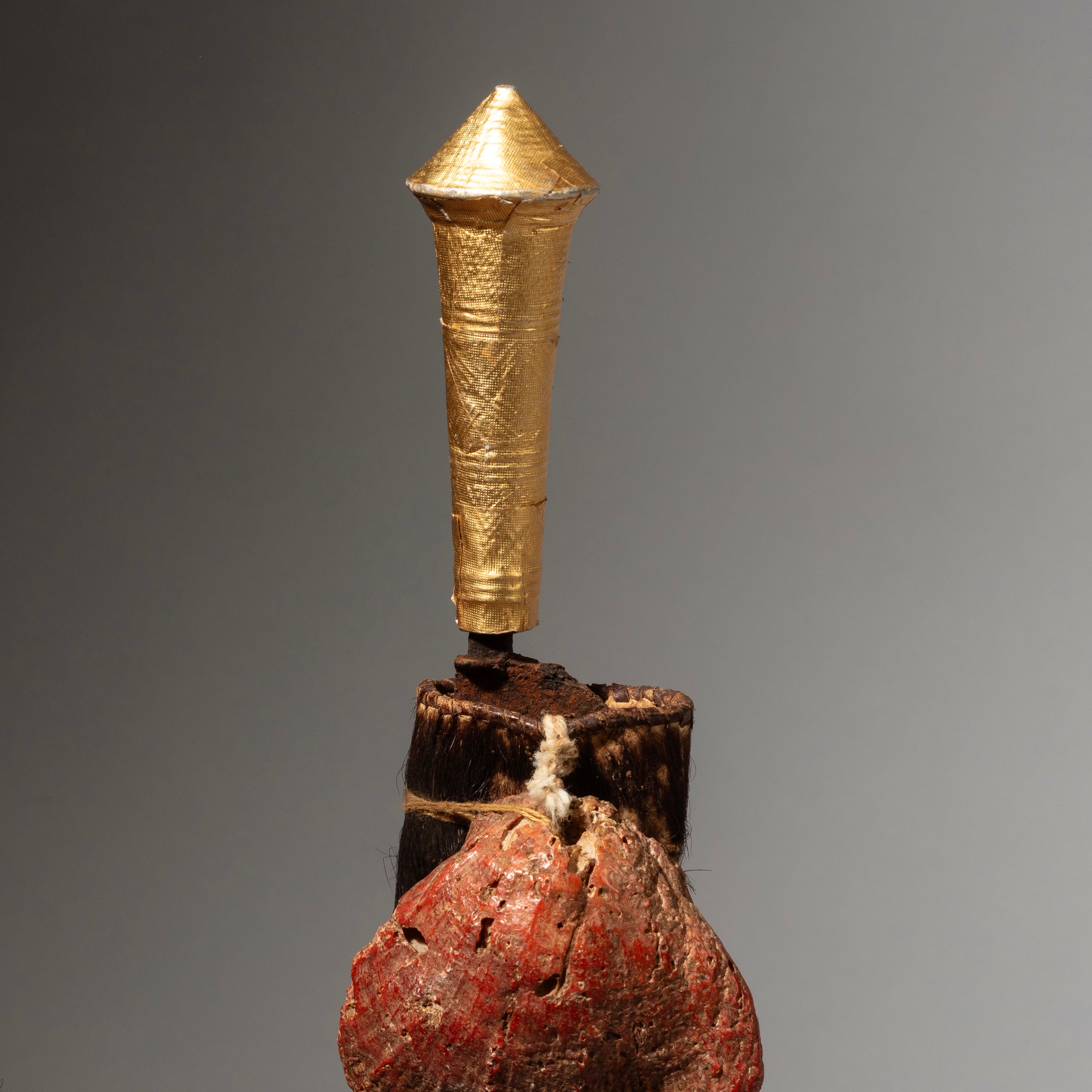 A CHIEFS DAGGER FROM THE BAULE TRIBE OF THE IVORY COAST. WEST AFRICA ( No 1522)