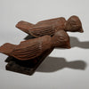 A PERCHING PAIR OF BIRD NATURE SPIRITS FROM ADAN TRIBE GHANA( No 1805)