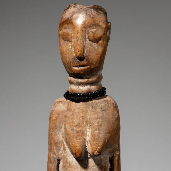 A SUPER TALL + SLENDER ALTAR FIGURE FROM EWE TRIBE OF GHANA, W AFRICA( No 1836)