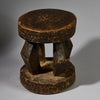 A SOLID GEOMETRIC STOOL FROM THE DOGON TRIBE OF MALI WEST AFRICA( No 6259)