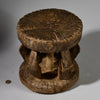 A SOLID GEOMETRIC STOOL FROM THE DOGON TRIBE OF MALI WEST AFRICA( No 6212)