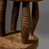 A SOLID  MEDIUM SIZED GEOMETRIC STOOL FROM THE DOGON TRIBE OF MALI WEST AFRICA( No 6257)