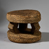 A MINATURE GEOMETRIC,SMALL  ENGRAVED STOOL FROM DOGON TRIBE OF MALI W.AFRICA ( No 5198)