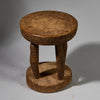 A SOLID  MEDIUM SIZED GEOMETRIC STOOL FROM THE DOGON TRIBE OF MALI WEST AFRICA( No 6257)