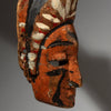 A CHARACTER RICH PAINTED IBIBIO MASK EX UK COLL. FROM NIGERIA W.AFRICA ( No 2948 ).