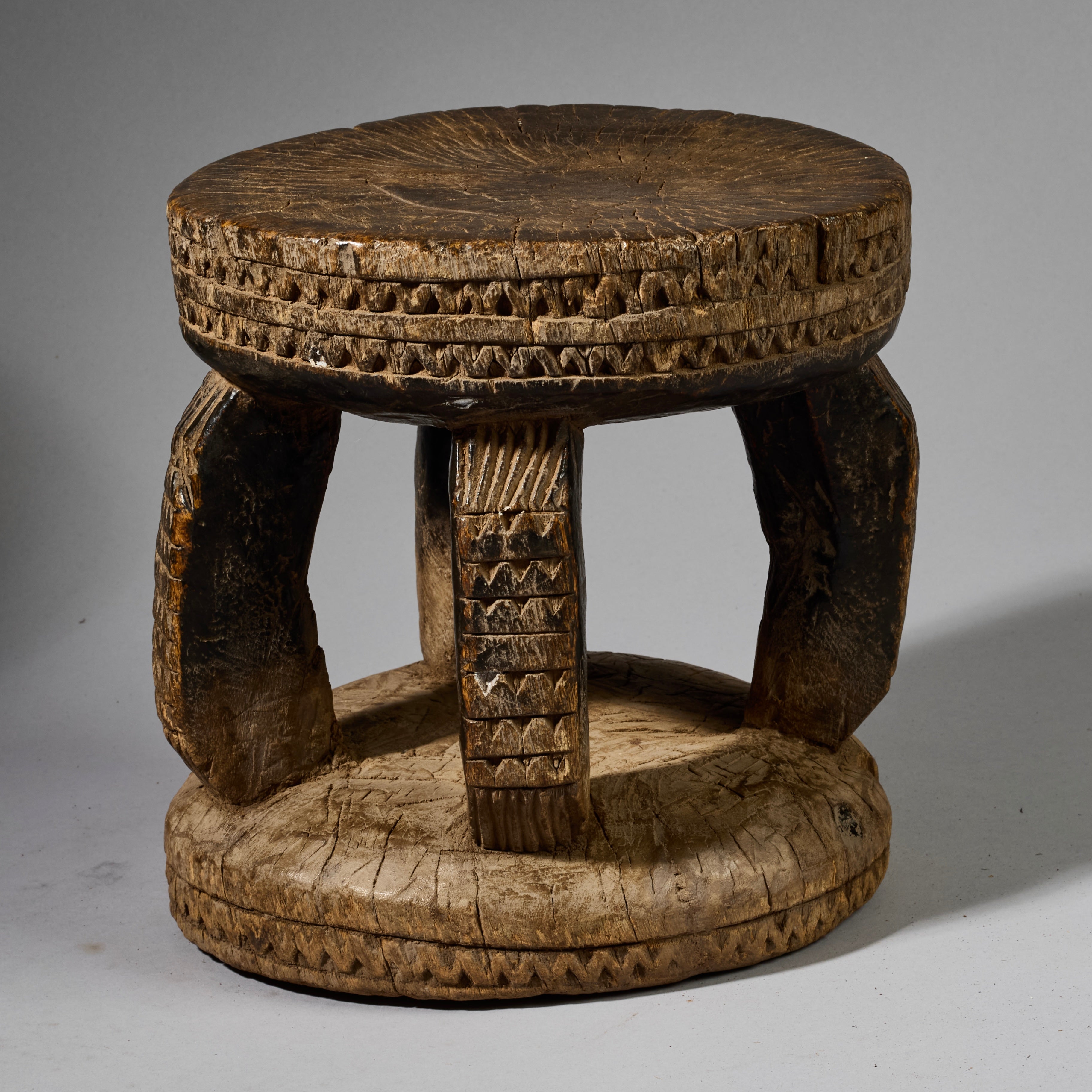 A COSMIC  MEDIUM SIZED STOOL FROM THE DOGON TRIBE OF MALI WEST AFRICA( No 6213