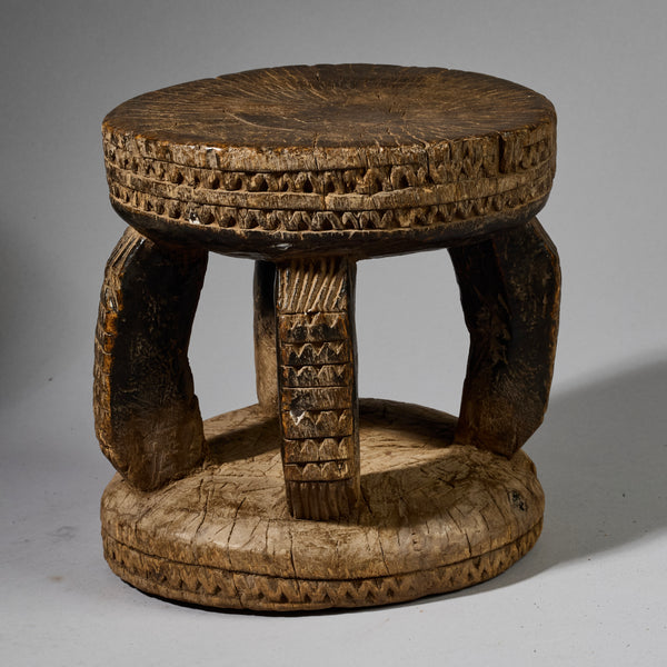 A COSMIC  MEDIUM SIZED STOOL FROM THE DOGON TRIBE OF MALI WEST AFRICA( No 6213