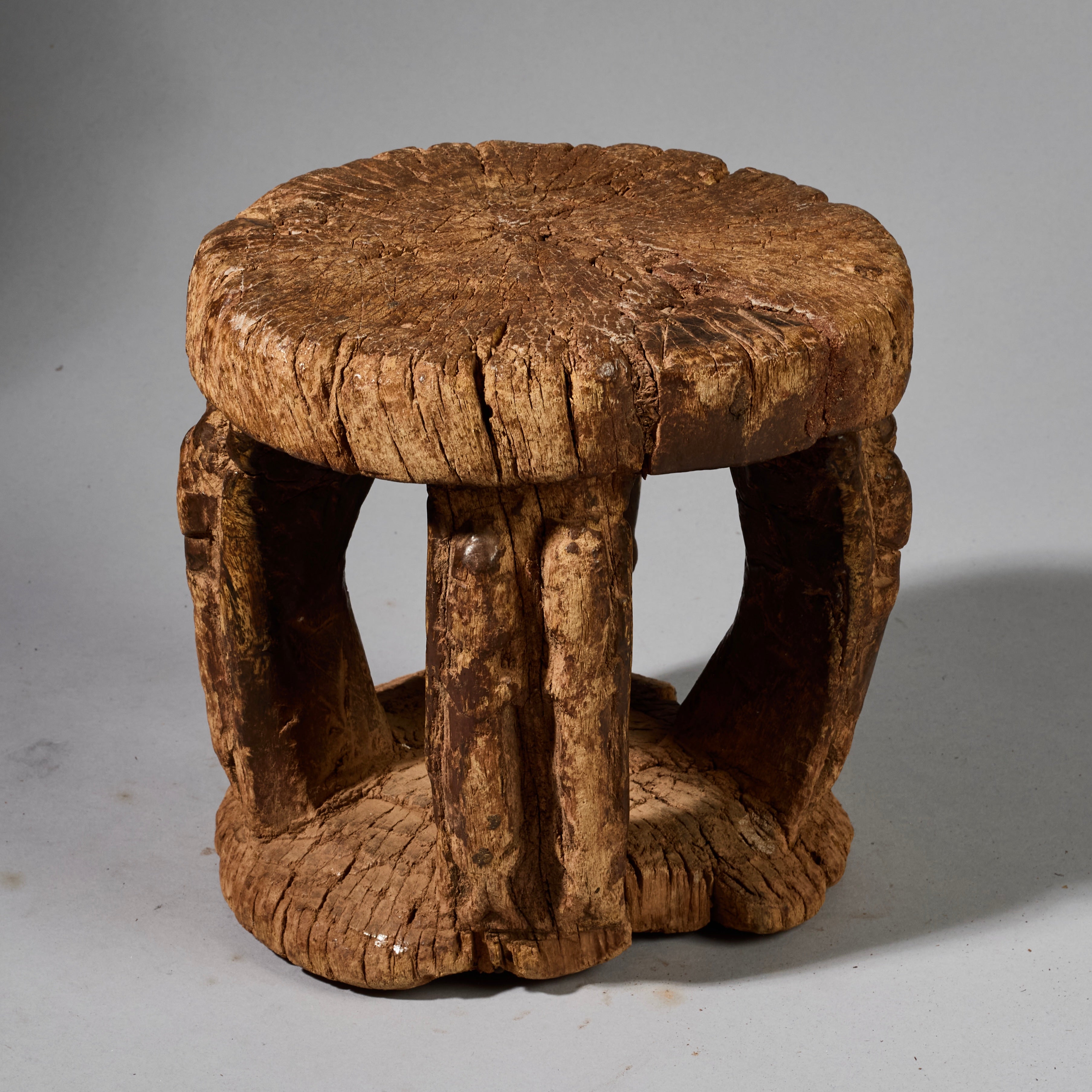 A SMALL, ENGRAVED STOOL FROM DOGON TRIBE OF MALI W.AFRICA ( No 5199)