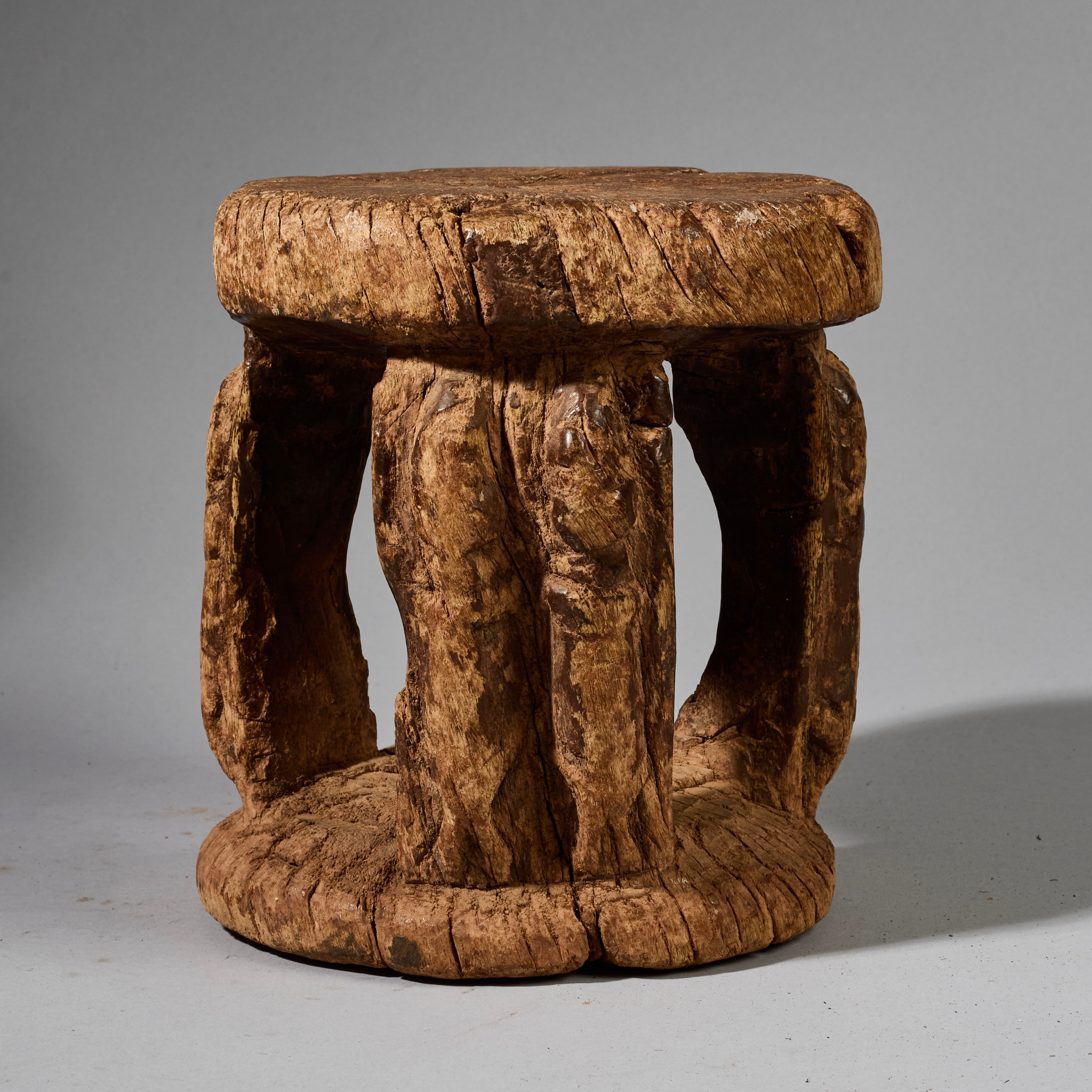 A SMALL, ENGRAVED STOOL FROM DOGON TRIBE OF MALI W.AFRICA ( No 5199)