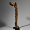 A CHUNKY ORGANIC STAFF FROM PARE TRIBE OF TANZANIA WITH BIRD MOTIFS EAST.AFRICA ( No 6215 )
