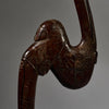 A SERPENTINE ORGANIC STAFF FROM GO GO TRIBE OF TANZANIA EAST.AFRICA ( No 6222)