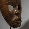 A SMOOTHLY  PATINATED  DAN MASK FROM THE IVORY COAST ( No 2961 )