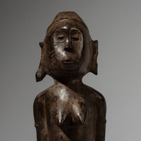 A SCULPTURAL ALTAR FIGURE, SENOUFO TRIBE iVORY COAST W.AFRICA  ( No 2932 )