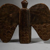 AN ENGRAVED FARMERS TROPHY BIRD, SENOUFO TRIBE OF THE IVORY COAST W.AFRICA ( No 6225 )