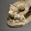 A RARE METAL COVERED LEOPARD PRESTIGE OBJECT , FON TRIBE OF BENIN, W.AFRICA( No 4642 ) (Copy)