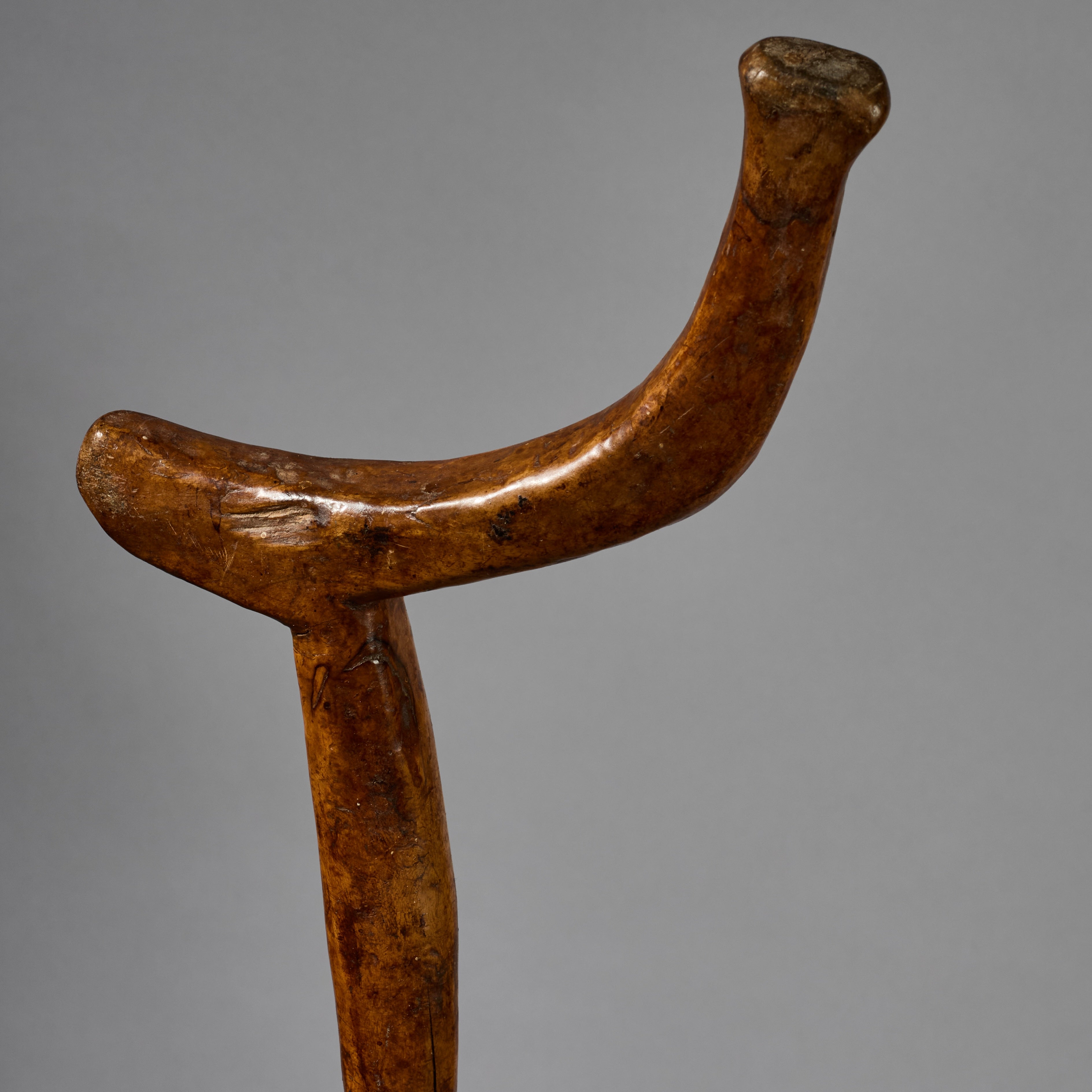 A BEAUTIFUL OLD SENUFO STAFF FROM IVORY  COAST ( No 6201 )