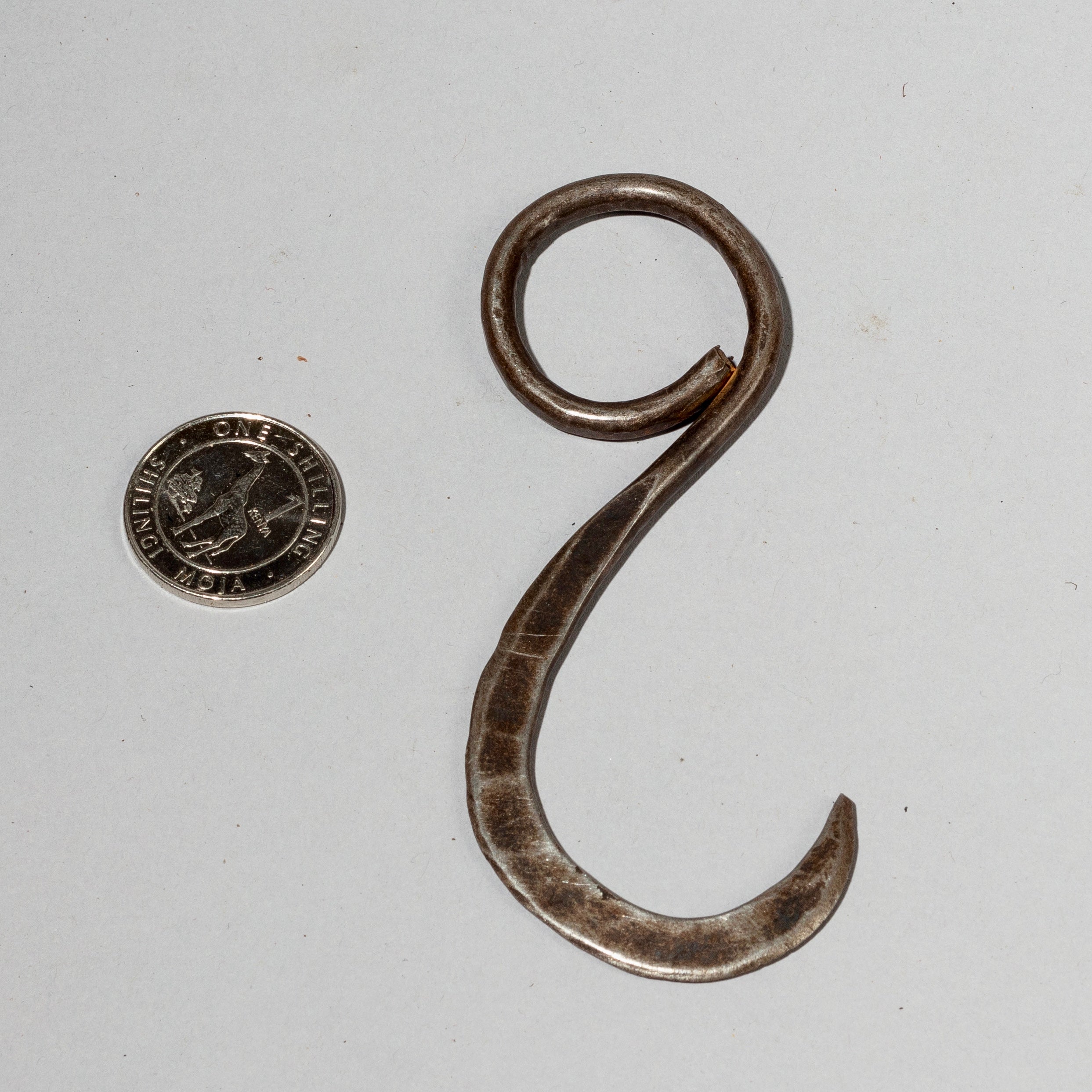 A WAVE SHAPED IRON RING, TURKANA TRIBE KENYA, E.AFRICA ( No 1980)