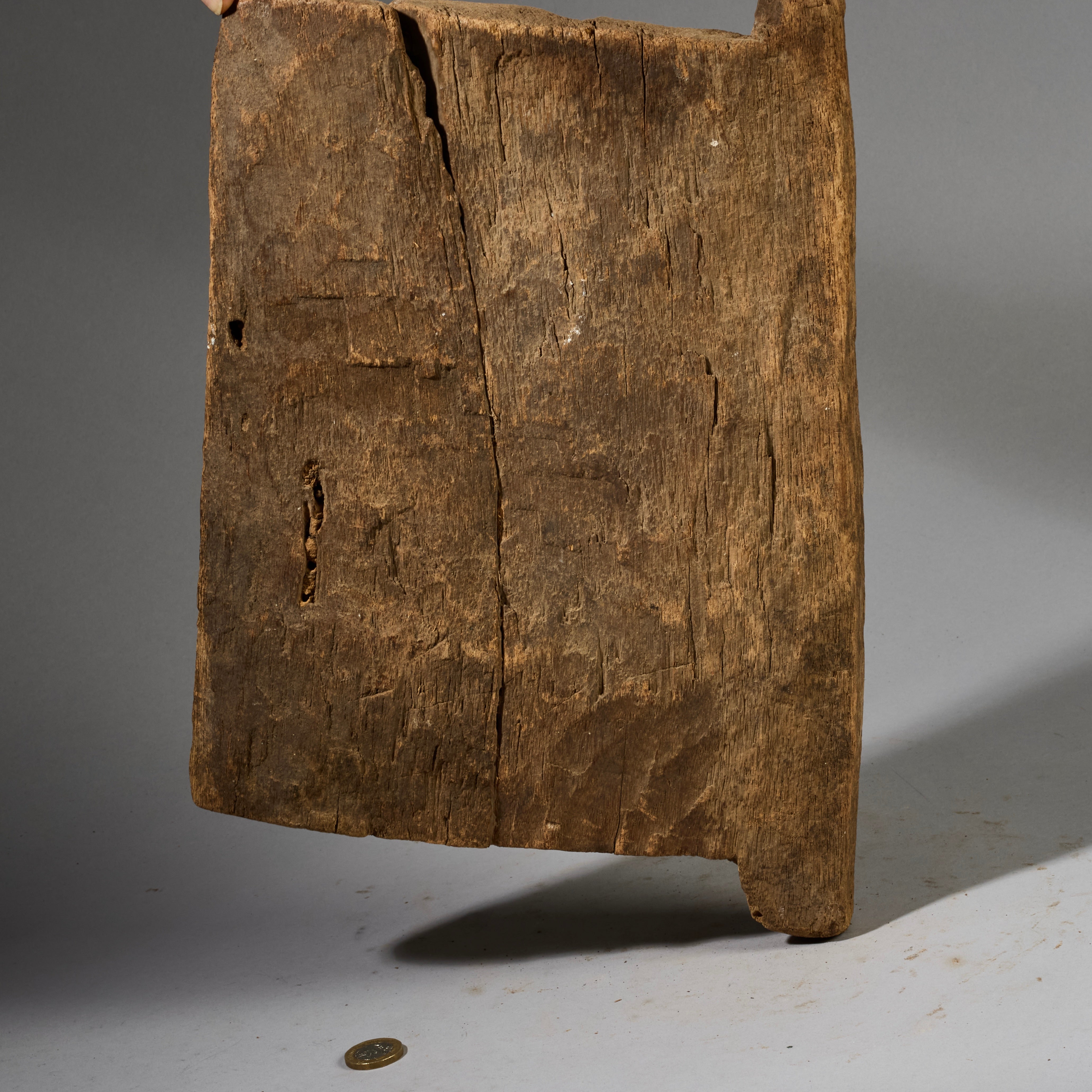 A FIGURATIVE SMALL DOGON GRANARY SHUTTER, FROM MALI ( No 6219)